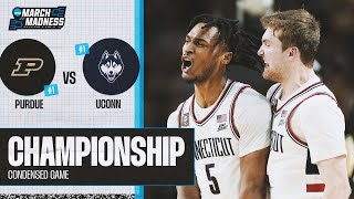 UConn vs Purdue  2024 mens National Championship extended highlights [upl. by Oznofla]