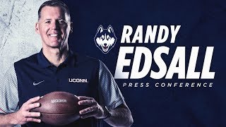 HC Randy Edsall talks about choosing starting QB [upl. by Reseta]