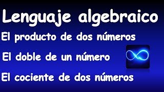 64 LENGUAJE ALGEBRAICO EXPLICACIÓN COMPLETA Y FÁCIL [upl. by Gilman45]