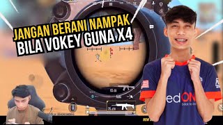 JANGAN BERANI NAMPAK BILA VOKEY GUNA X4 [upl. by Hale]