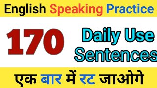 170 Speaking English Sentences Class  Spoken English Sentences  Online Classes CreativeEnglish4U [upl. by Mace]