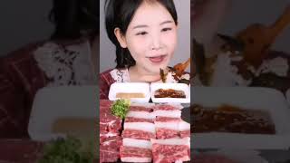 RAW BEEF MEAT EATING [upl. by Lemmie]