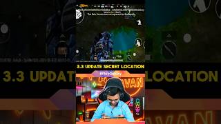 Secret Underwater Location In 33 Update PUBGBGMI PlayGalaxy shorts [upl. by Ahso]