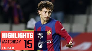 FC BARCELONA  ATLÉTICO DE MADRID 10  RESUMEN [upl. by Astra]