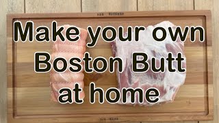 StepByStep Guide To Making Boston Butt From Pork Shoulder At Home  BBQ Butcher NZ [upl. by Erdrich442]