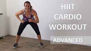 20 Minute Advanced HIIT Cardio Workout [upl. by Eimirej]