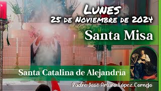 ✅ MISA DE HOY lunes 25 de Noviembre 2024  Padre Arturo Cornejo [upl. by Durman220]