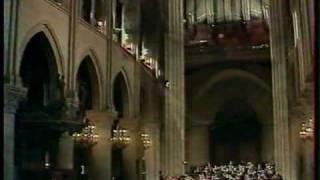 SAINTSAENS à Notre Dame de Paris concert 1997 [upl. by Delbert]