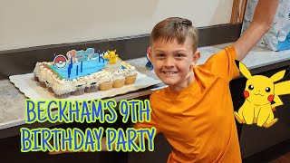 BECKHAMS 9TH BIRTHDAY PARTY [upl. by Berwick683]