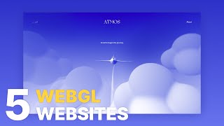 Top 5 WebGL Websites  Web Design Inspiration [upl. by Zealand]