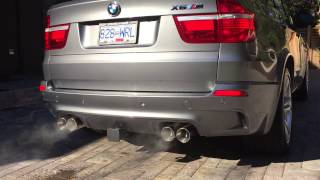 X5M Meiserschaft GTS exhaust valves open cold start [upl. by Lugo]