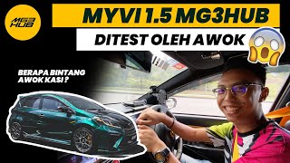 Awok Dew test kereta Mg3hub  Myvi 15H [upl. by Egduj]