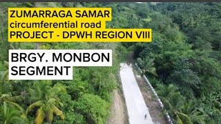 Zumarraga Samar drone video DPWH Zumarraga Circumferential road project 2023 [upl. by Retsim]