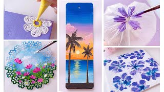 10 Creative painting ideas That are another level  Easy Tips amp Hacks to draw  Acrylic Painting [upl. by Oirtemed478]