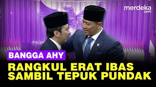 Bangga Menteri AHY Rangkul Erat Sang Adik Ibas Usai Resmi Jadi Wakil Ketua MPR [upl. by Ramoj]