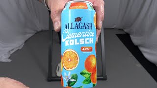 Allagash Brewing Company Clementine Kolsch review [upl. by Ollayos926]