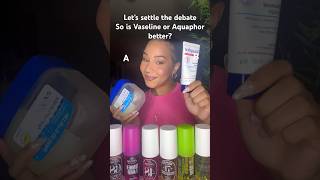 UNDERRATED LIPPIES VASELINE VS AQUAPHOR skincare lipcare preppy preppygrwm vaseline aquaphor [upl. by Aivonas204]