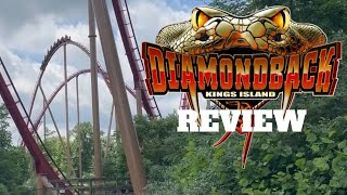 Diamondback Review Kings Island BampM Hyper Coaster [upl. by Courtund]