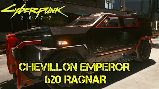 Cyberpunk 2077 Cars CHEVILLON EMPEROR 620 RAGNAR [upl. by Aileme]