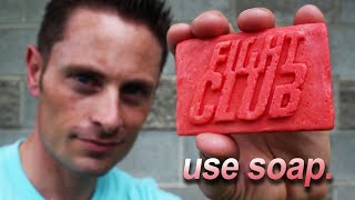 Fight Club Soap Bacon  Drain Cleaner  Soap [upl. by Aloel]