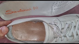 Santoni shoes how to spot original How to avoid fake Santoni sneakers [upl. by Stevens]