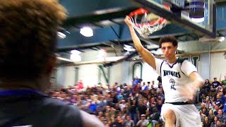 Lonzo Balls FINAL GAME At Chino Hills Gym STAREDOWN After Dunk PRIME Chino Hills VS Immanuel [upl. by Yorle]