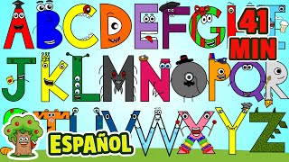 Letras Colores Y Más Canciones Infantiles del ABC  El Árbol del Español [upl. by Suedaht]