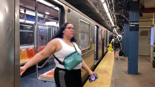 R62A 1train entering and leaving Chambers Street [upl. by Iana387]