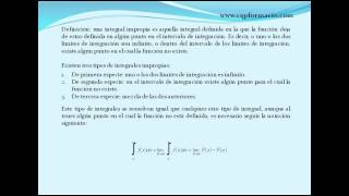 integrales impropias [upl. by O'Reilly]