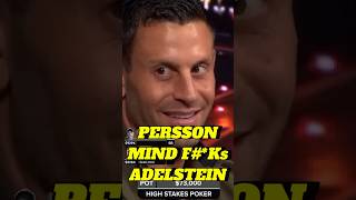 GARRETT ADELSTEIN GETS TRICKED VS ERIC PERSSON poker reels shorts highstakes [upl. by Leboff]