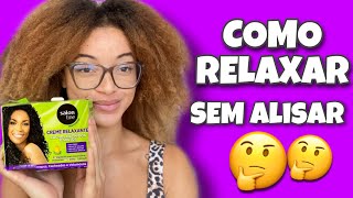 COMO RELAXAR O CABELO EM CASA  CREME RELAXANTE SALONLINE 🤔 [upl. by Notecnirp]