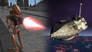 Coruscant Cinematic Battle  Star Wars Empire at War amp Battlefront II NPC Wars [upl. by Adnarom]