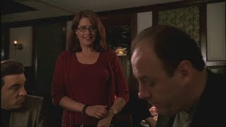 Dr Melfi Flirts With Tony  The Sopranos HD [upl. by Adnimra]