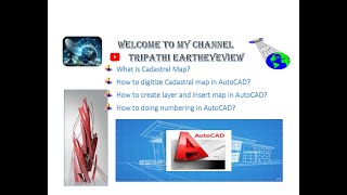 How to digitise Cadastral Map Autocad tutorial gis amp Remote sensing tutorial Cadastral Map gate [upl. by Yrrag194]