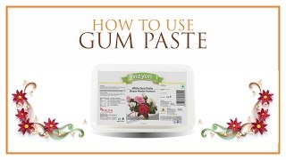 How to use Gumpaste for Cake Decoration [upl. by Johnathan32]