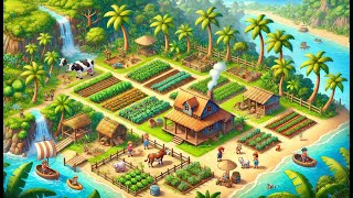 🌴 Survive amp Thrive Discover Bermuda Adventures Farm Game 🌾  Island Life Farming amp Fun [upl. by Carrington840]