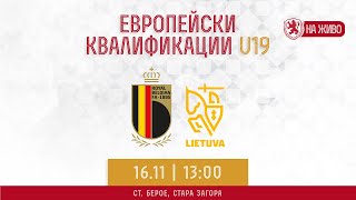 Belgium  Lithuania U19 [upl. by Ailb644]