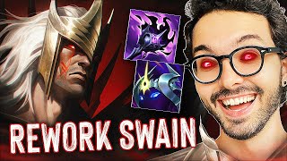 O quotNOVOquot SWAIN AGUENTA ATÉ 4 NA TOP LANE [upl. by Etna]