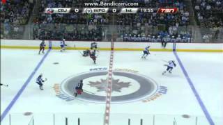 Byfuglien Kills Calvert on Winnipeg Jets debut [upl. by Anail]