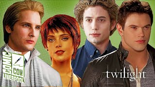 The Cullens Twilight Jackson Kellan Ashleigh amp Peter  ComicCon Liverpool November 2022 [upl. by Neellek]