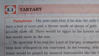 7th STD English Workbook Chp 31 Tartary omeducation8606 [upl. by Epolulot]