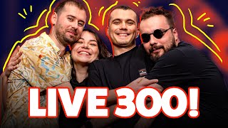 EPISOD ANIVERSAR  🔴 NiștePodcast 300 LIVE [upl. by Zetrok865]