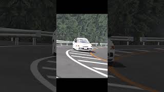 Initial D evo 4 wheel drift Usui c121 shorts assettocorsa initiald [upl. by Fawne]