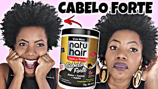 USEI NATUHAIR CREME DE PENTEAR CABELO FORTE PELA PRIMEIRA VEZ [upl. by Michael]