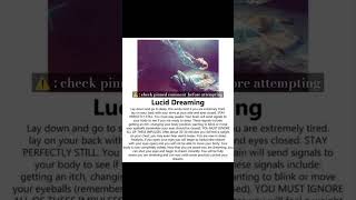 how to lucid dream  tutorial luciddreams nightmares sleepparalysis horror viral fyp [upl. by Lat]