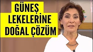 Yüz ve eldeki güneş lekeleri için doğal çözüm [upl. by Durer]