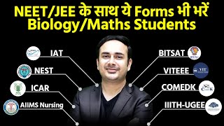 Fill These Forms Other than NEET amp JEE  NEET 2024  IIT JEE 2024  Forms for MBBS BDS BSc [upl. by Alaet]