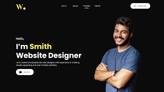 How To Make Portfolio Website Using React JS  Create React Portfolio Website [upl. by Edik]