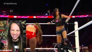 WWE Raw 12114 Bella Twins vs AJ Lee Naomi Live Commentary [upl. by Finstad]