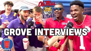 Ole Miss v LSU Grove Interviews  HOTTY TODDY [upl. by Mervin]